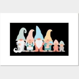 Awesome Gnomes Family T-shirt & Accessories Posters and Art